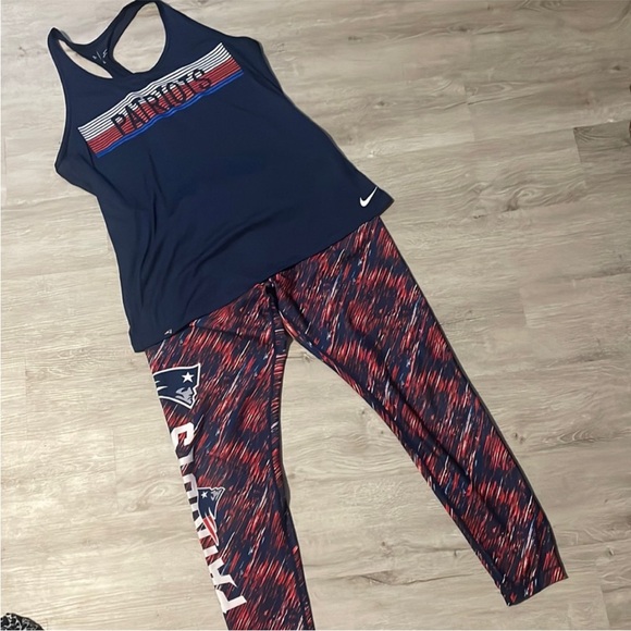 Foco Pants - New England Patriots Static Rain Leggings & Tank Size XL
